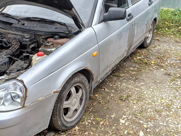 2009 Lada (ВАЗ) Priora I, серый - вид 3