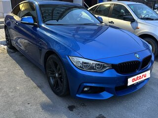 2014 BMW 4 серии 420d xDrive F32/F33/F36, синий, 2550000 рублей, вид 2
