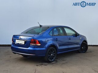 2018 Volkswagen Polo V Рестайлинг, синий, 1150000 рублей, вид 5