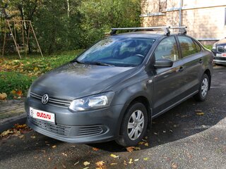 2010 Volkswagen Polo V, серый, 515000 рублей, вид 1