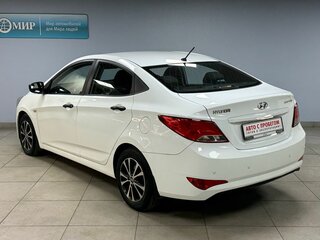 2014 Hyundai Solaris I Рестайлинг, белый, 935000 рублей, вид 5