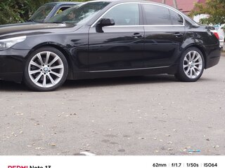 2007 BMW 5 серии 530i V (E60/E61) Рестайлинг, чёрный, 1500000 рублей, вид 5