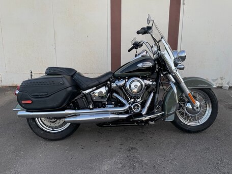 2021 Harley-Davidson Heritage, зелёный, 1449000 рублей, вид 1