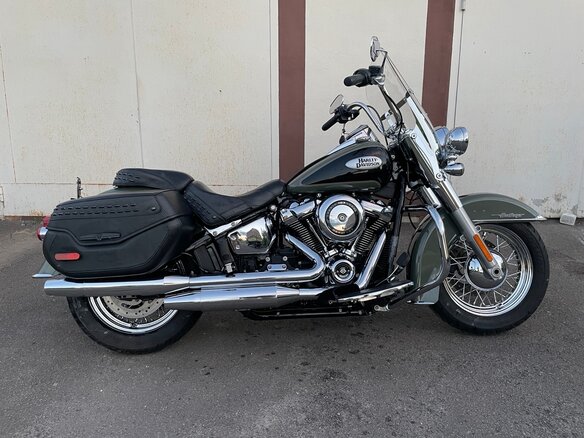 2021 Harley-Davidson Heritage, зелёный, 1598000 рублей