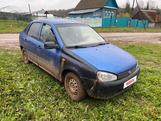 2008 Lada (ВАЗ) Kalina I, синий, 75000 рублей, вид 2
