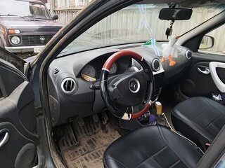 2011 Renault Logan I Рестайлинг, синий, 180000 рублей, вид 5