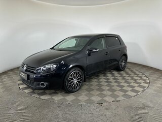 2010 Volkswagen Golf VI, чёрный, 780000 рублей, вид 1