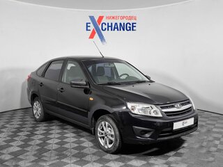 2014 Lada (ВАЗ) Granta I, чёрный, 282000 рублей, вид 3