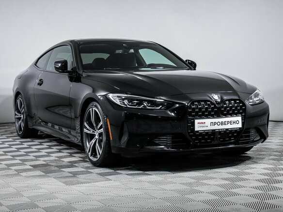 2021 BMW 4 серии 430i G22, G23, G26, чёрный, 4950000 рублей - вид 2