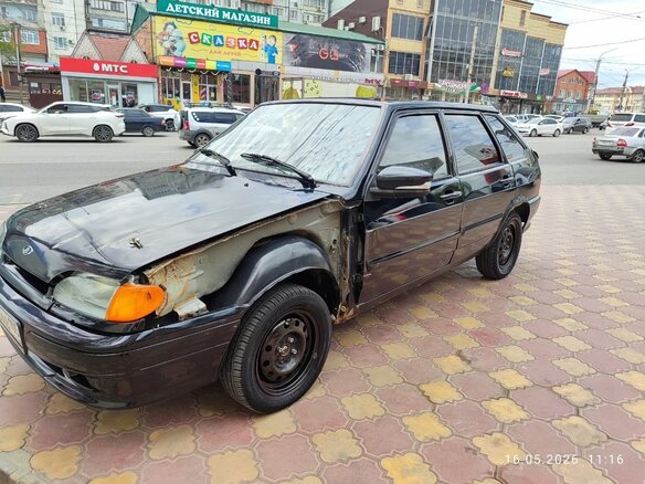 2010 Lada (ВАЗ) 2114, чёрный, 121000 рублей
