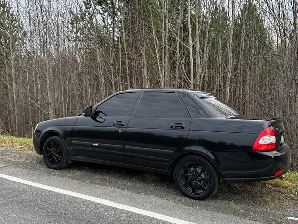 2011 Lada (ВАЗ) Priora I, чёрный, 350000 рублей - вид 10