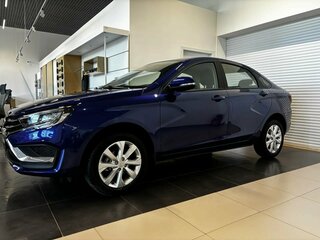 2025 Lada (ВАЗ) Vesta I Рестайлинг (NG), синий, 1862000 рублей, вид 4