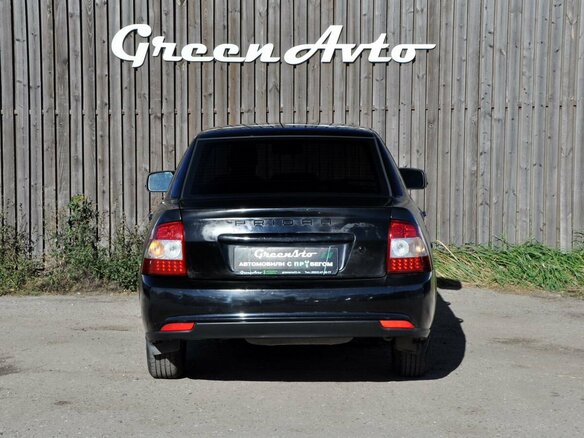 2010 Lada (ВАЗ) Priora Premier I, чёрный, 210000 рублей - вид 4