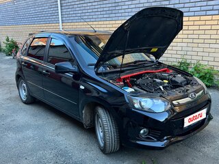 2017 Lada (ВАЗ) Kalina Sport II, чёрный, 600000 рублей, вид 3