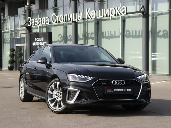 2023 Audi A4 45 TFSI V (B9) Рестайлинг, чёрный - вид 28