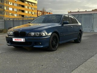 2002 BMW 5 серии 530i IV (E39) Рестайлинг, синий, 999000 рублей, вид 2