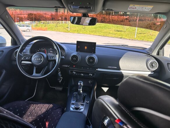 2018 Audi A3 III (8V) Рестайлинг, белый, 1650000 рублей - вид 12