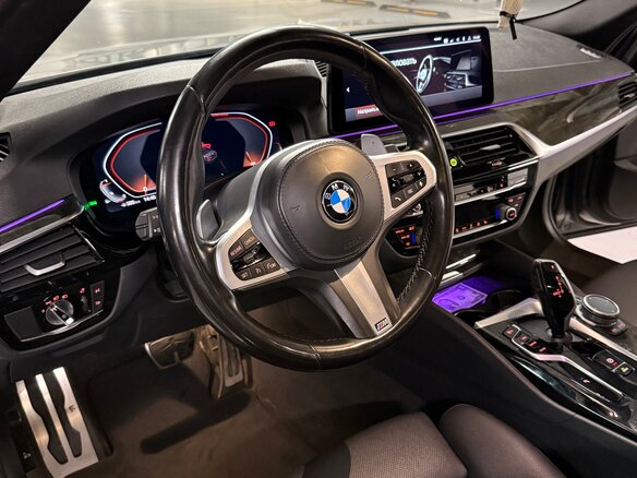 2021 BMW 5 серии 530i VII (G30/G31/G38) Рестайлинг, серый, 3850000 рублей - вид 9