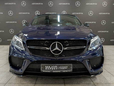 2018 Mercedes-Benz GLE Coupe 400 I (C292), синий, 4390000 рублей, вид 2