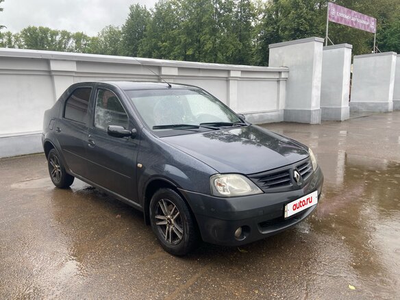 2009 Renault Logan I, серый, 280000 рублей - вид 2