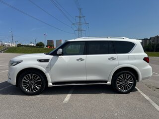 2018 Infiniti QX80 I Рестайлинг 2, белый, 5500000 рублей, вид 5
