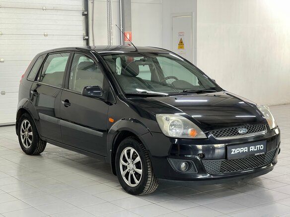 2007 Ford Fiesta Mk5, чёрный, 499000 рублей