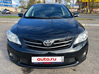 2012 Toyota Corolla X (E140, E150) Рестайлинг, чёрный, 1220000 рублей, вид 2