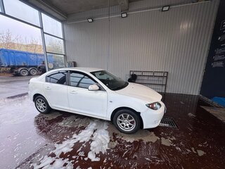 2008 Mazda 3 I (BK) Рестайлинг, белый, 350000 рублей, вид 2