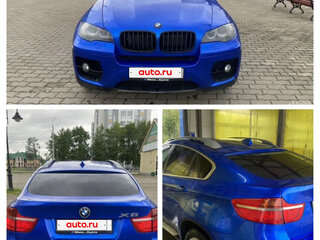 2008 BMW X6 50i 6-speed I (E71), синий, 650000 рублей, вид 1
