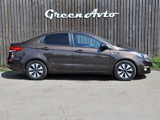 2015 Kia Rio III Рестайлинг, коричневый, 890000 рублей, вид 4