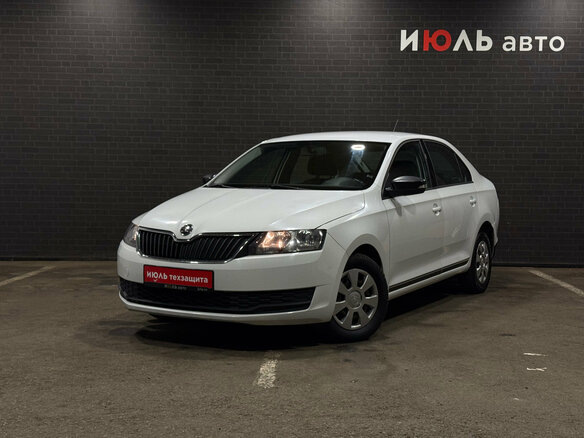 2018 Skoda Rapid I Рестайлинг, белый, 1120000 рублей