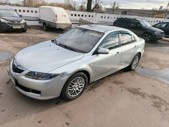 2005 Mazda 6 I (GG) Рестайлинг, серый, 470000 рублей - вид 2