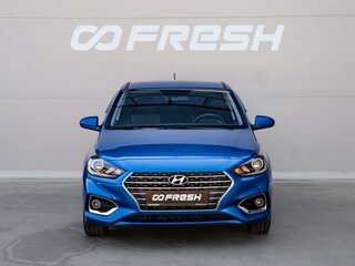 2019 Hyundai Solaris II, синий, 1430000 рублей, вид 3