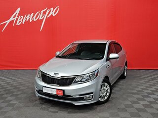 2016 Kia Rio III Рестайлинг, серебристый, 1070000 рублей, вид 1