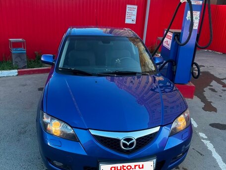 2008 Mazda 3 I (BK) Рестайлинг, синий, 490000 рублей, вид 1