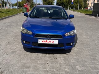 2008 Mitsubishi Lancer X, синий, 550000 рублей, вид 2