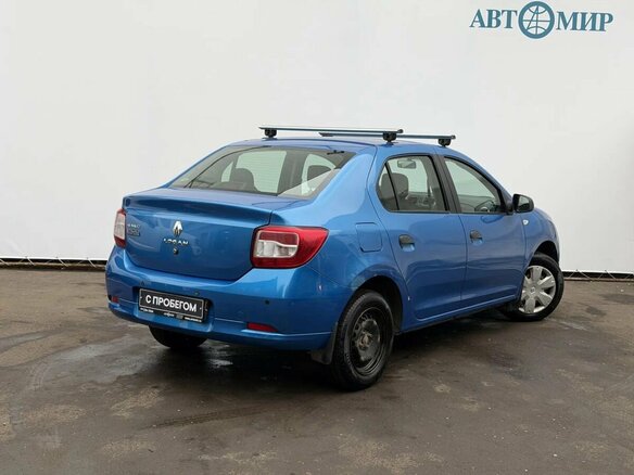 2014 Renault Logan II, синий, 539000 рублей - вид 4