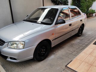 2007 Hyundai Accent ТагАЗ II, серебристый, 410000 рублей, вид 1