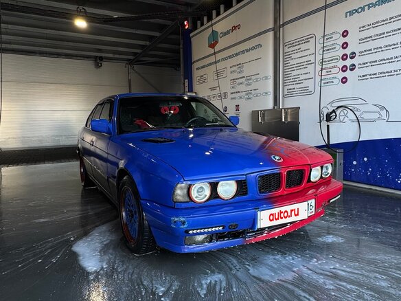 1995 BMW 5 серии 520i III (E34), синий, 280000 рублей - вид 8
