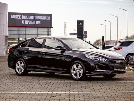 2019 Hyundai Sonata VII (LF) Рестайлинг, чёрный, 1565000 рублей, вид 3