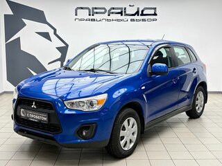 2014 Mitsubishi ASX I Рестайлинг, синий, 1129000 рублей, вид 1