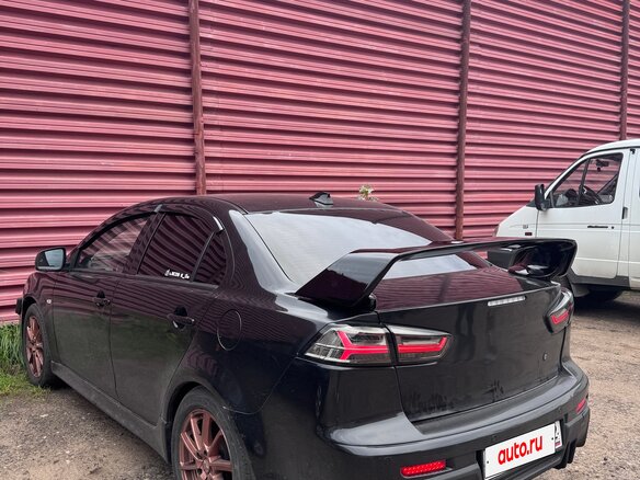 2008 Mitsubishi Lancer X, чёрный, 690000 рублей - вид 5