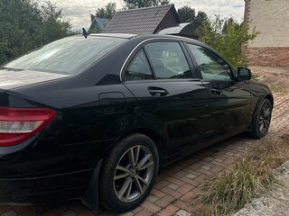 2008 Mercedes-Benz C-Класс 180 Kompressor III (W204), чёрный, 750000 рублей, вид 4