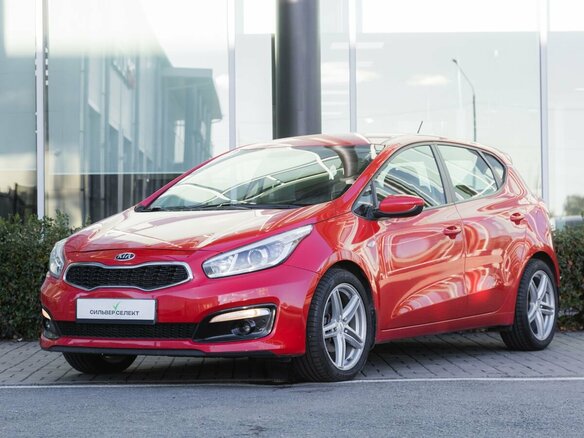 2015 Kia Ceed II Рестайлинг, красный, 1149000 рублей
