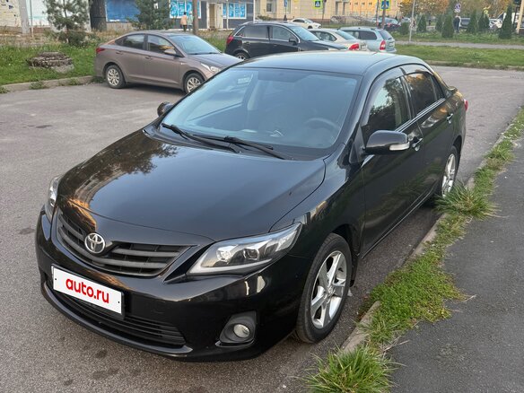 2011 Toyota Corolla X (E140, E150) Рестайлинг, чёрный, 1080000 рублей