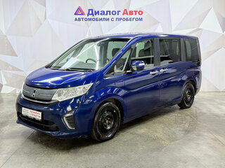 2016 Honda Stepwgn V, синий, 1630000 рублей, вид 1