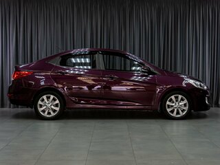 2013 Hyundai Solaris I, фиолетовый, 859000 рублей, вид 5