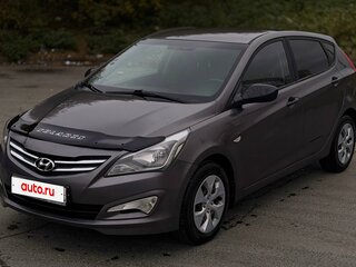 2015 Hyundai Solaris I Рестайлинг, серый, 799999 рублей, вид 1