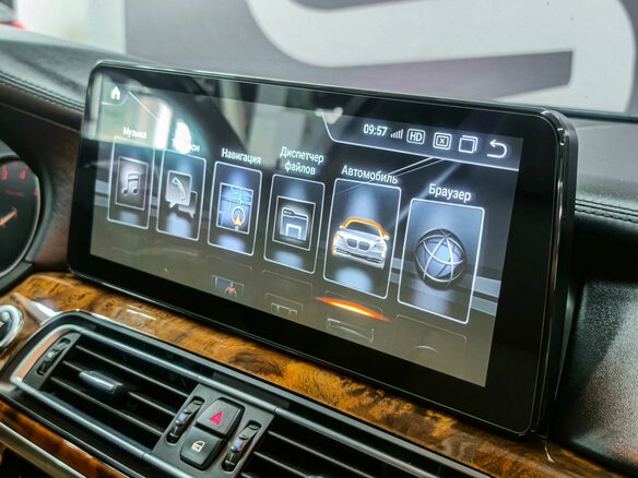 2014 BMW 7 серии Long 740Li xDrive V (F01/F02/F04) Рестайлинг, серый, 2999900 рублей - вид 26