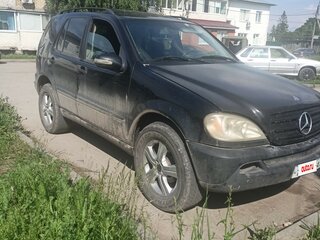 2002 Mercedes-Benz M-Класс 320 I (W163) Рестайлинг, чёрный, 400000 рублей, вид 5